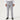 Skopes Men's Tailored Fit Anello Check Pattern Suit Trouser in Grey Waist 32 to 56