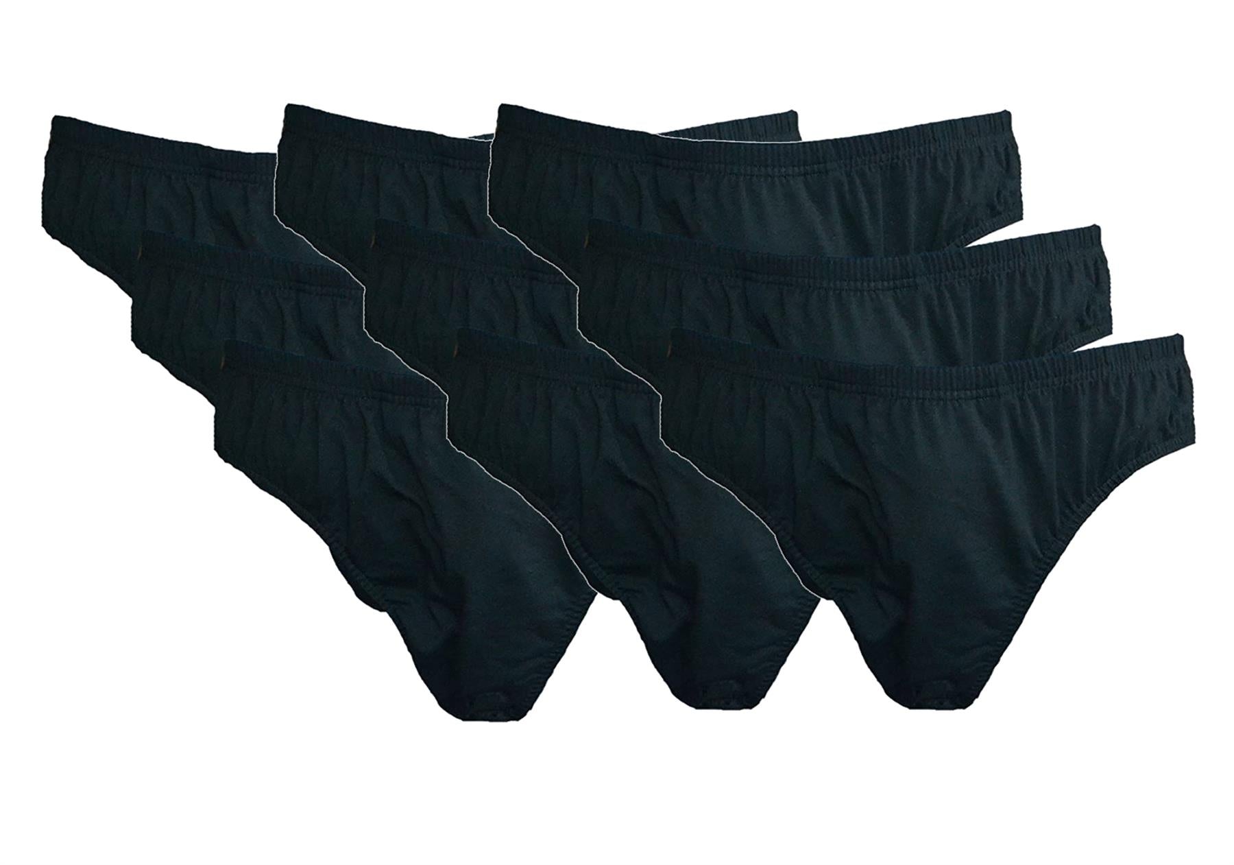 Mens Big Size 9 Pack Slip Briefs (002) By Espionage in 3XL – Brooklyn Big  and Tall