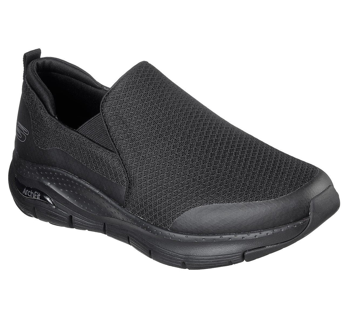 SKECHERS Men's Arch Fit - Banlin shoes in Black - UK 10.5 / Black