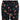 D555 Men's CAMPTON Flamingo & Palm Tree Printed Swim Shorts in Black 2XL to 5XL