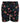D555 Men's CAMPTON Flamingo & Palm Tree Printed Swim Shorts in Black 2XL to 5XL