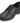 DB SHOES WEYMOUTH 4 EYELET GIBSON MUDGUARD LACE IN BLACK (4E FIT)