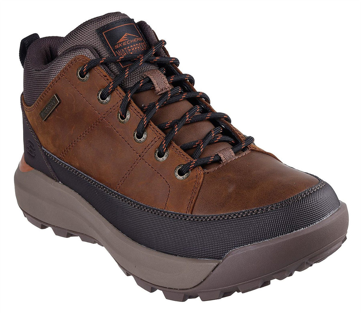 Skechers Cambert Trail Hiking Boot For Men in 2 Colours, 9 to 12 - 12 / Brown