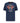 D555 HOCKNEY- Motorbike With Flame Wings Print T-Shirt For Men in French Navy, 2XL-8XL