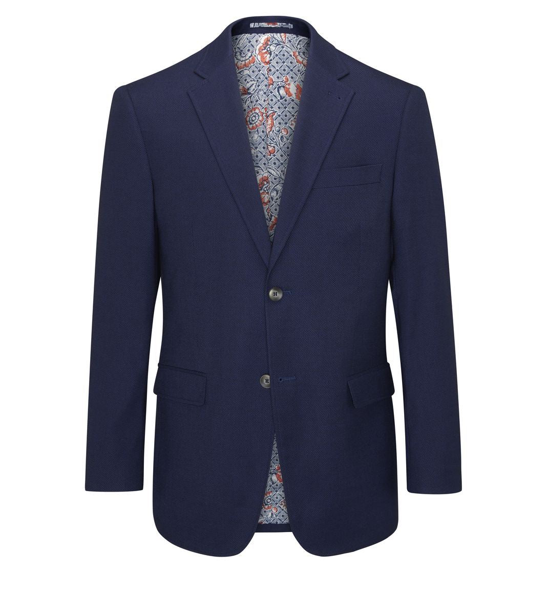 Skopes Harry Textured Jacket For Men's in Navy, 34S to 54L - 36L / Navy