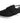 DB's V Fit Single Strap Velcro Touch House Shoes in Black (Cannock) In Size UK7 to UK9