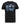 D555 Men's FRITTON Bike With Shadow & Drips Printed T-Shirt in Washed Black 2XL to 6XL