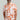 Double TWO Geo Print Short Sleeve Shirt For Men in Orange, M-5XL