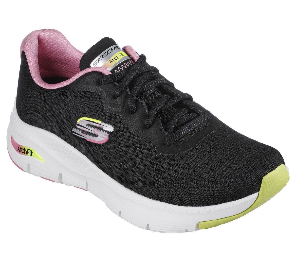 SKECHERS (149722) Womens ARCH FIT-INFINITY COOL Sneaker Shoes in Sizes UK 4 to UK 8 - 6 / Black Multi