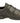 Mens Extra Wide (6V) Double Touch Strap Leather Shoes in Black Size 7