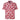 Espionage Men's Plus Size Leaf Print Soft Peach Cotton Finish Shirt (SH356) XXL-8XL, Red/White