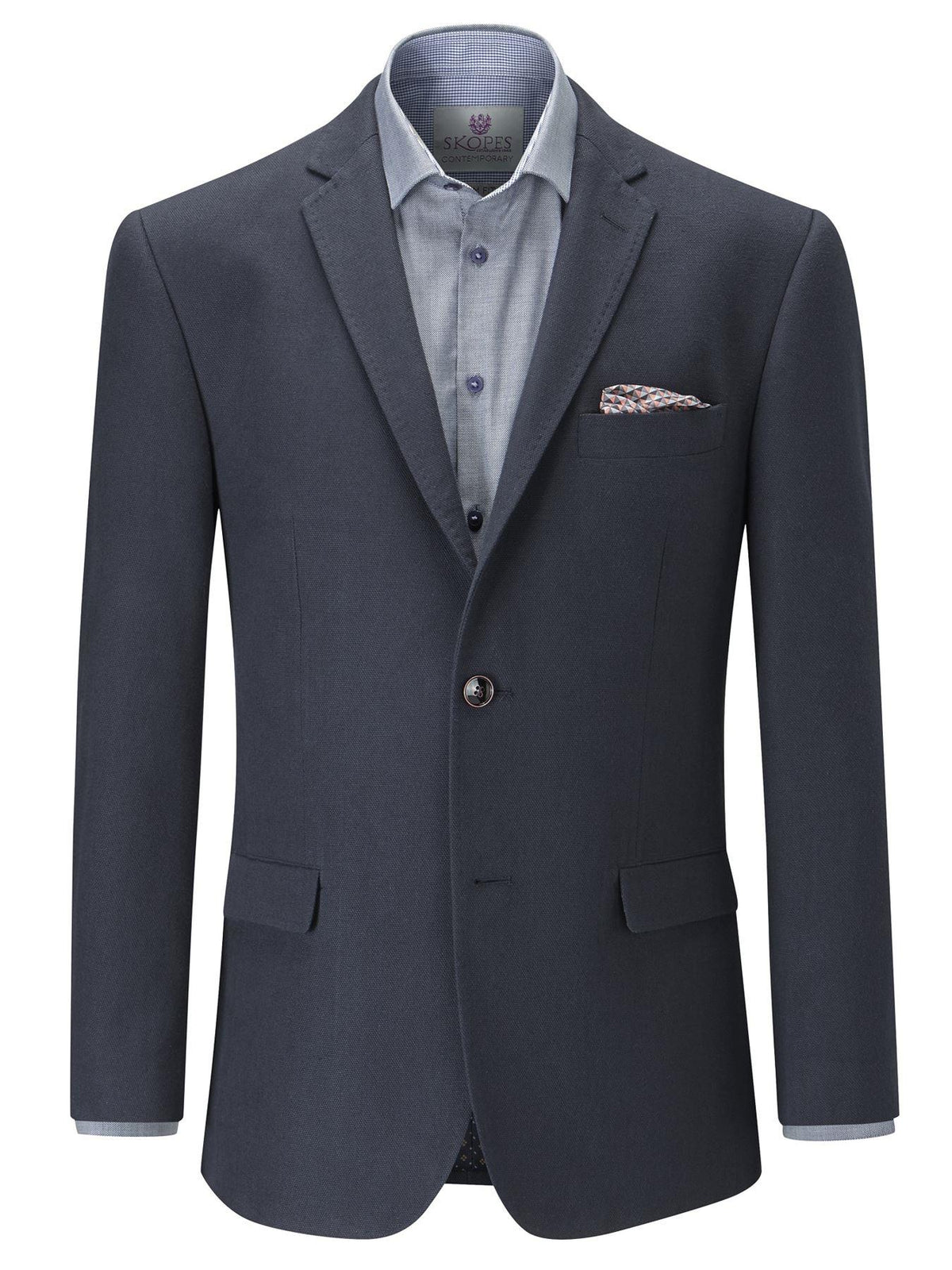 SKOPES Extra Tall Soft Canvas Tailored Sports Jacket in Navy Chest Size 44 to 54" - 50xl / Navy