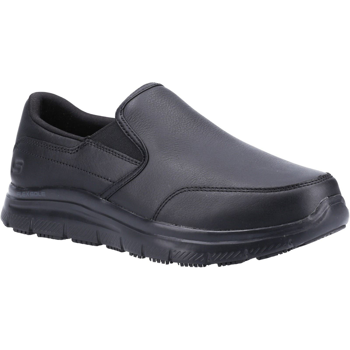 Skechers (GAR77071WEC) Mens Bronwood Wide in UK 6 to 12 - 7 / Black
