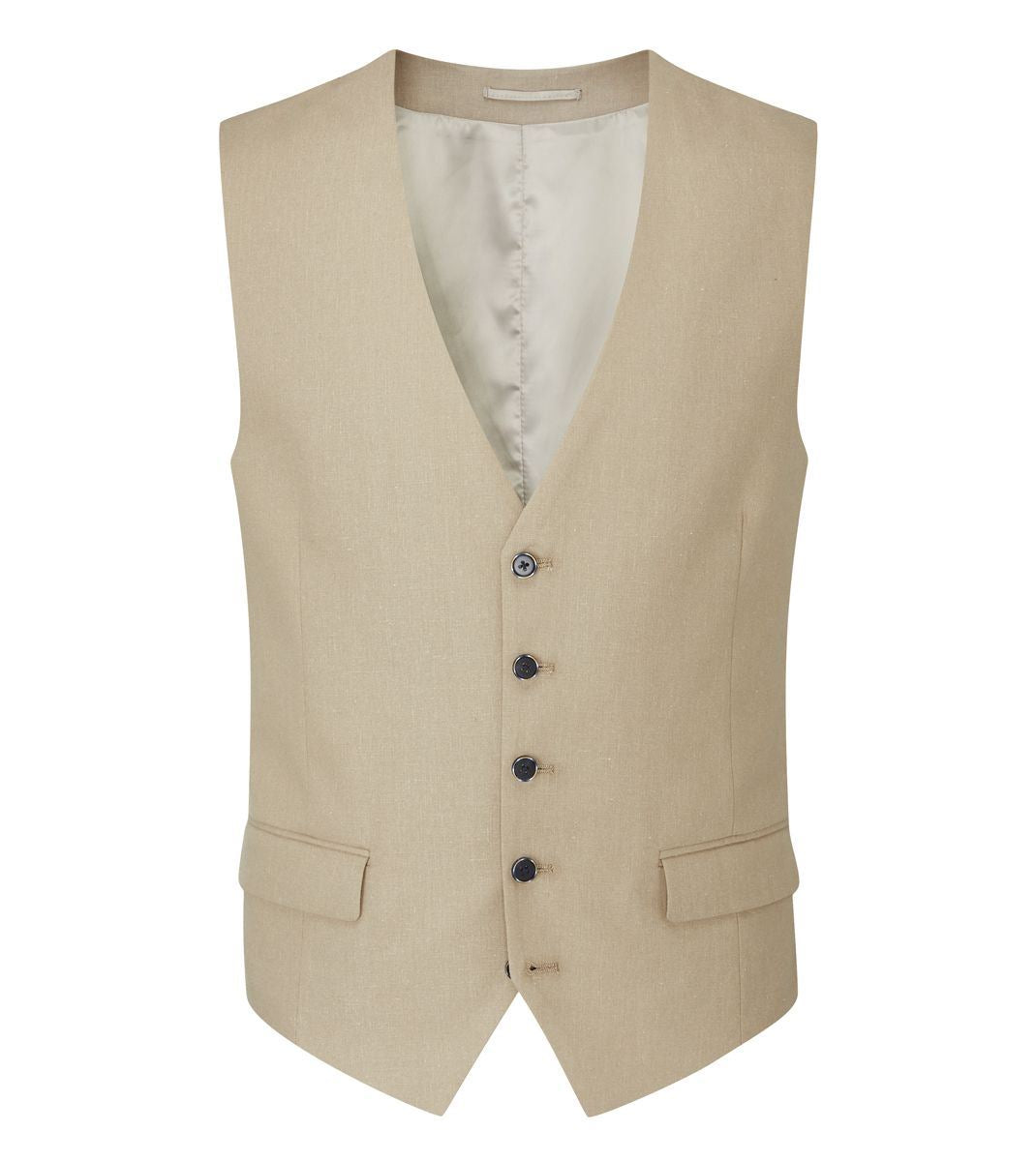 Skopes Tuscany Waistcoat For Mens MM10058 in Stone, 52R to 62R - 62R / Stone