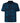 Espionage Leaf Print Jersey Polo Shirt For Men in Navy/Teal, 2XL-6XL
