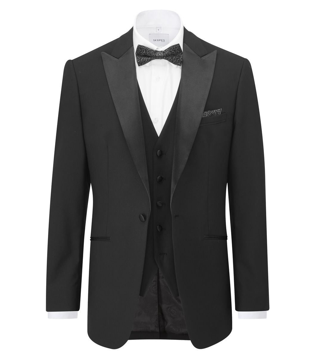 Skopes Barney Dinner Suit Jacket For Men's in Black, 34S to 52L - 50R / Black