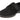 Mens Easy B Extra Wide Fit (2V) Touch Strap Velour Casual Shoes (Daniel) in Black