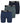 Fabrik Men's 9 Pairs Pack Jersey Boxer Shorts (2418) in Black/Charcoal/Navy 2XL-8XL