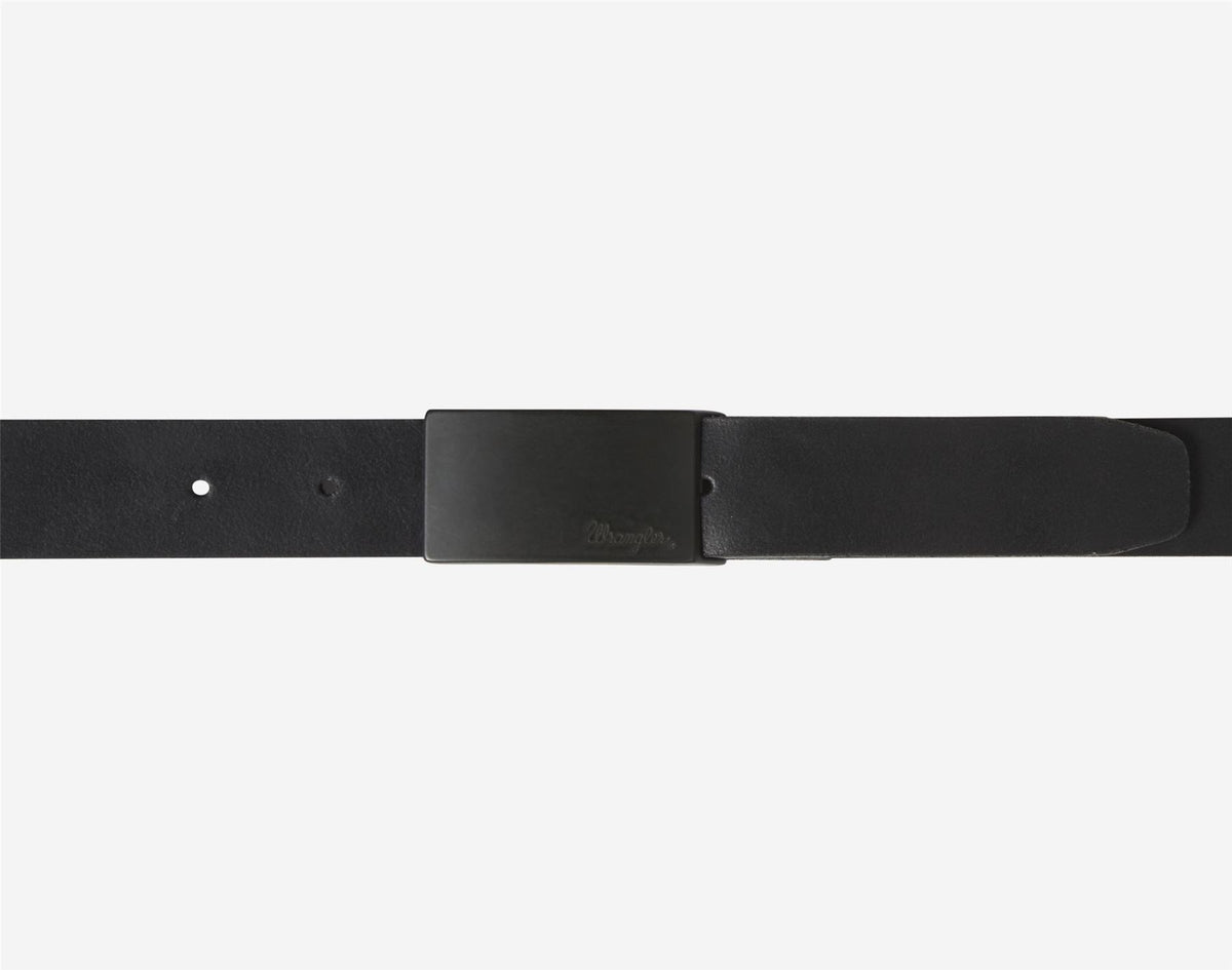 Wrangler Plain Buckle Cut to Fit Belt in Black Size XS to 3XL - 3XL / Black