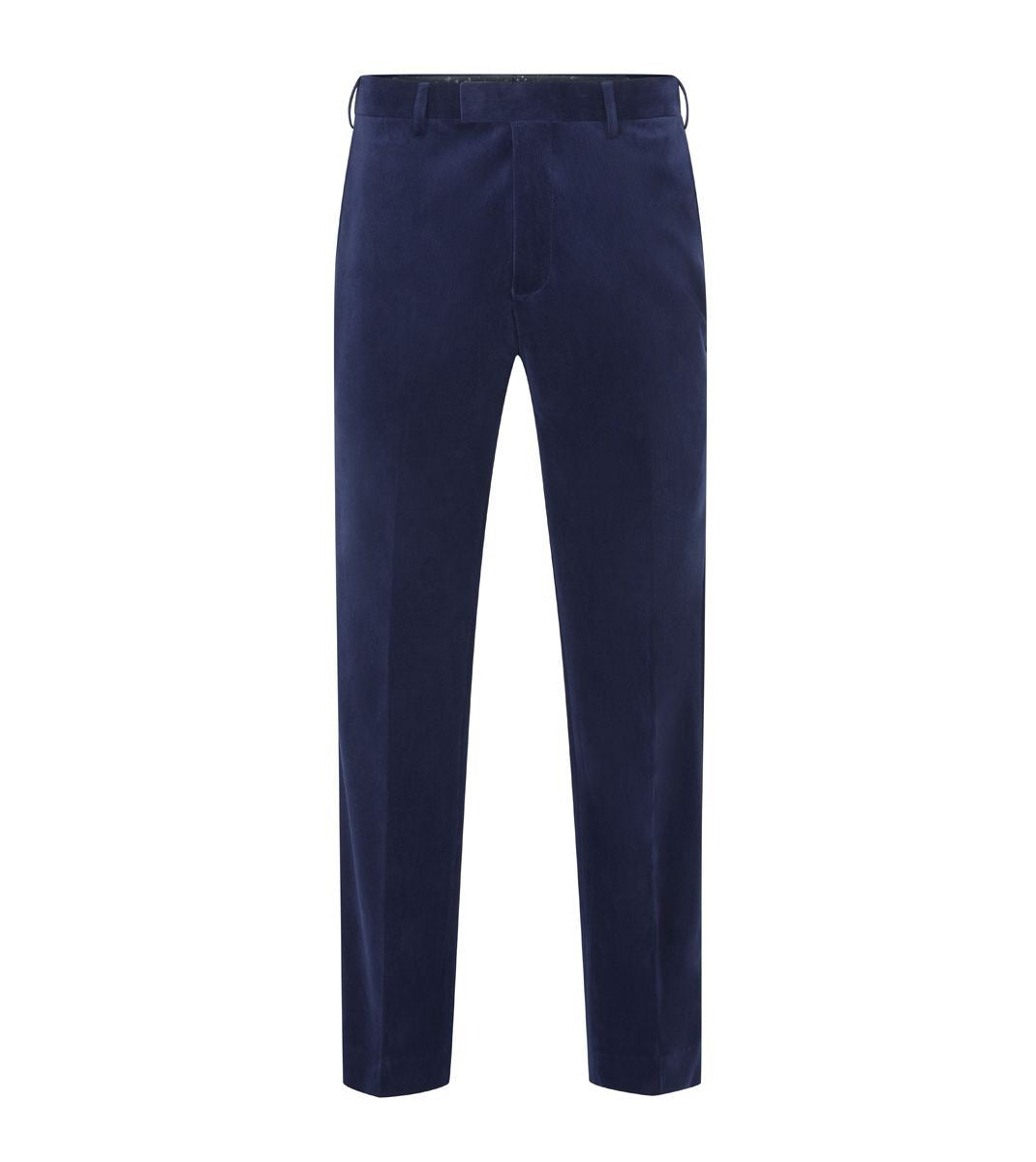 Skopes Atkinson Suit Tailored Fit Trousers For Men in Navy Blue Corduroy, 30W to 58W - 30L / Navy