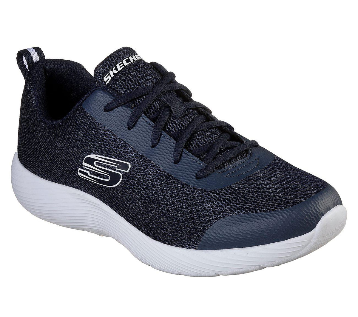 SKECHERS Men's Dyna-Lite-Southacre Comfort Training And Walking Sneakers in Navy - UK 11 / Navy