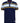 D555 Men's PELDON Chest Stripe Jersey Polo Shirt in Denim Marl 2XL to 6XL