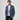Skopes Tailored Fit Dancy Textured Sports Jacket in Navy