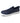 D555 AYLESBURY 2 Kingsize Hands Free Knitted Shoes Faux Laces in Navy, 12-15