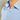 Double Two Fine Stripe Long Sleeve Shirt For Men's in Blue, 15" to 23" Sizes