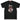 COTTON VALLEY PURE COTTON PRINTED CREW NECK T SHIRT "CLASSIC ROCK" IN SIZE 2XL TO 8XL, RED & BLACK