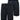 D555 OAKHAM Full Elastic Waist Stretch Shorts For Men in Black, 2XL-8XL