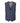 Skopes Men's Woolf Tailored Fit Waistcoat in Navy Check 34 to 72 Regular