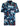 Espionage Men's Short Sleeve Hawaiian Print Shirt SH408 in Navy, 2XL-8XL