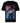 KAM Men's KBS 5724 Short Sleeve Los Angeles Print Tee in Black, 2XL to 8XL