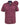 D555 Men's HILLCREST Printed Button Down Collar Shirt in Burgundy 2XL to 5XL