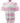 Louie James Cotton Rich Pique Polo Shirt in Pink/White in Size L/M/XL