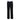 SCOTT MENS EXTRA TALL WOOL RICH FLAT FRONT PLAIN BLACK SUIT TROUSER