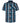 KAM Short Sleeve Casual Check Shirt For Men in Navy, 2XL-8XL