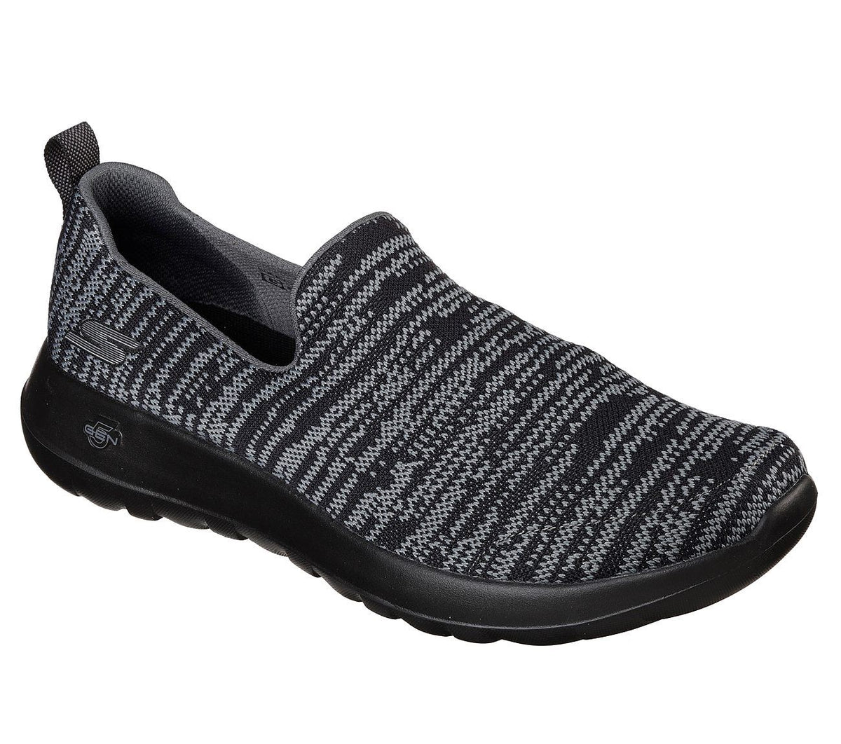 SKECHERS Men's GOwalk Max - Infinite Shoes/Trainers in Black/Gray - 9.5 / Black Gray