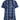 D555 Twin Pocket Short Sleeve Blue Navy Check Shirt (Safford)