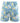 Bar Harbour Premium Cotton Tropical Print Leisure Shorts (0149) in Blue in Size XXL to 3XL