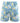 Bar Harbour Premium Cotton Tropical Print Leisure Shorts (0149) in Blue in Size XXL to 3XL