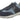 Mens Easy B Extra Wide Fit (2V) Suede/Leather Sports Sneakers (Wakefield) in Navy