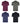KAM Men's Peach Finish Polo with Jacquard Cuff & Collar Size 2XL to 8XL