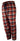 Espionage Men's Plus Size Lounge Trouser in Red/Black 2XL to 8XL