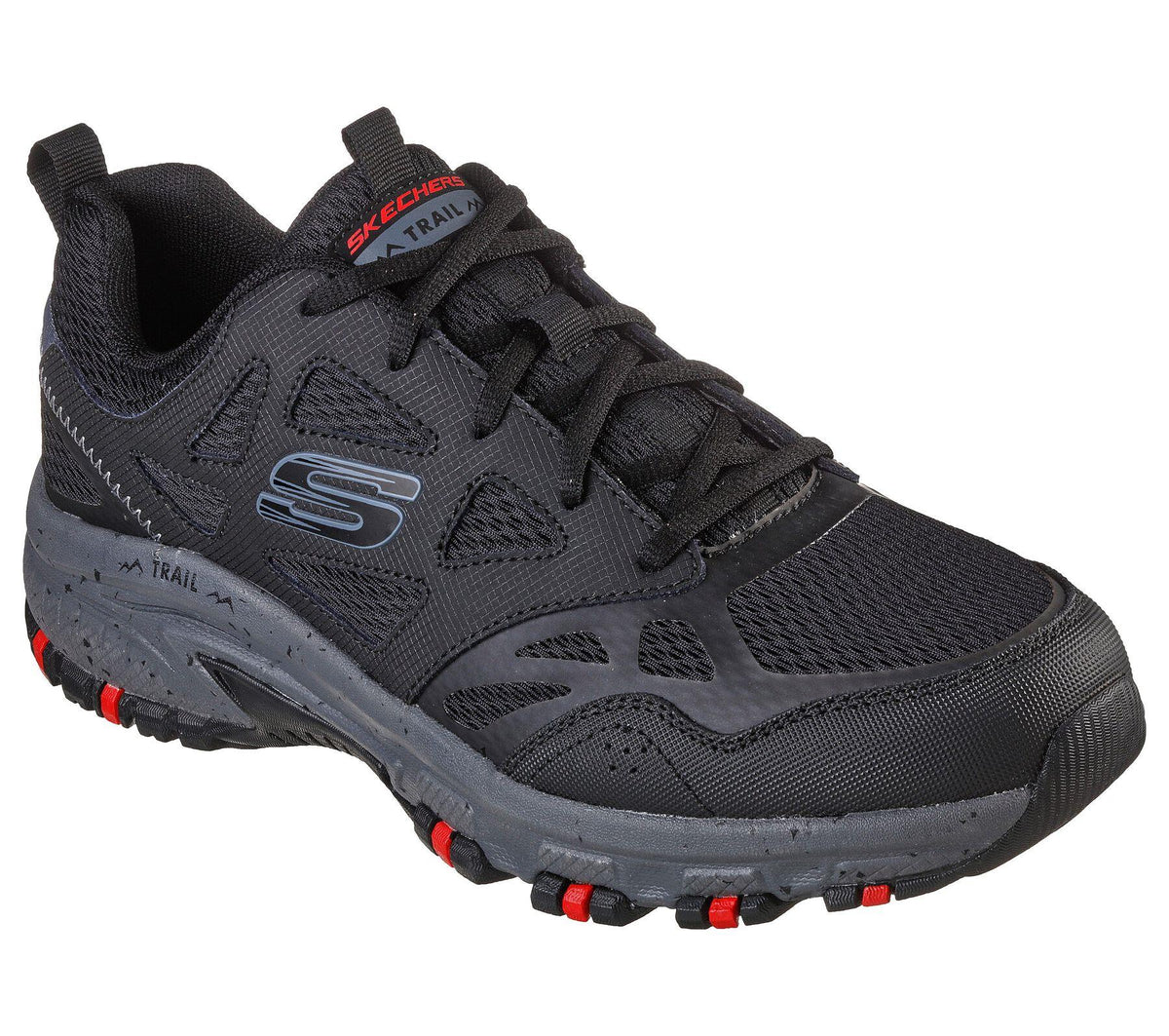 Skechers (237265W) Mens Sports Hillcrest in Black/Charcoal 7 to 13 - 8 / Black