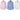 KAM Men's Plus Size L/S Oxford Shirt (664A) Size 2XL-8XL  5 Colours