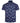 Kam Plus Size Short Sleeve Flamingo Print Shirt For Men in Navy, 2XL-8XL