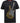 D555 Men's OWEN-World Tour Guitar Printed T-Shirt in Washed Black, 3XL to 6XL
