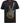 D555 Men's OWEN-World Tour Guitar Printed T-Shirt in Washed Black, 3XL to 6XL